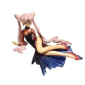 Sailor Moon Black/Wicked Lady~Pink Hair~Gashapon Anime Sitting Figure~Bandai